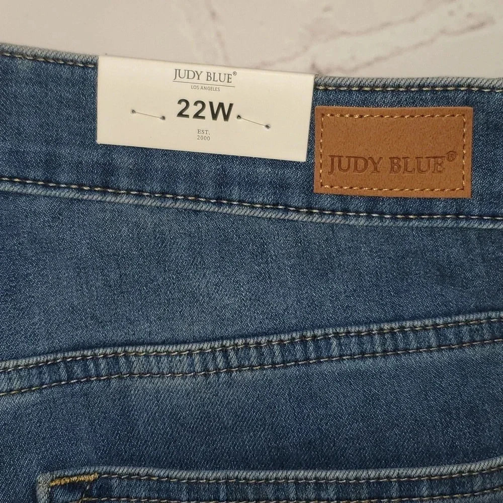 Judy Blue Therma Denim Skinny Fit High Waist Curvy Womens Jeans Size 22W NWT - Picture 9 of 13